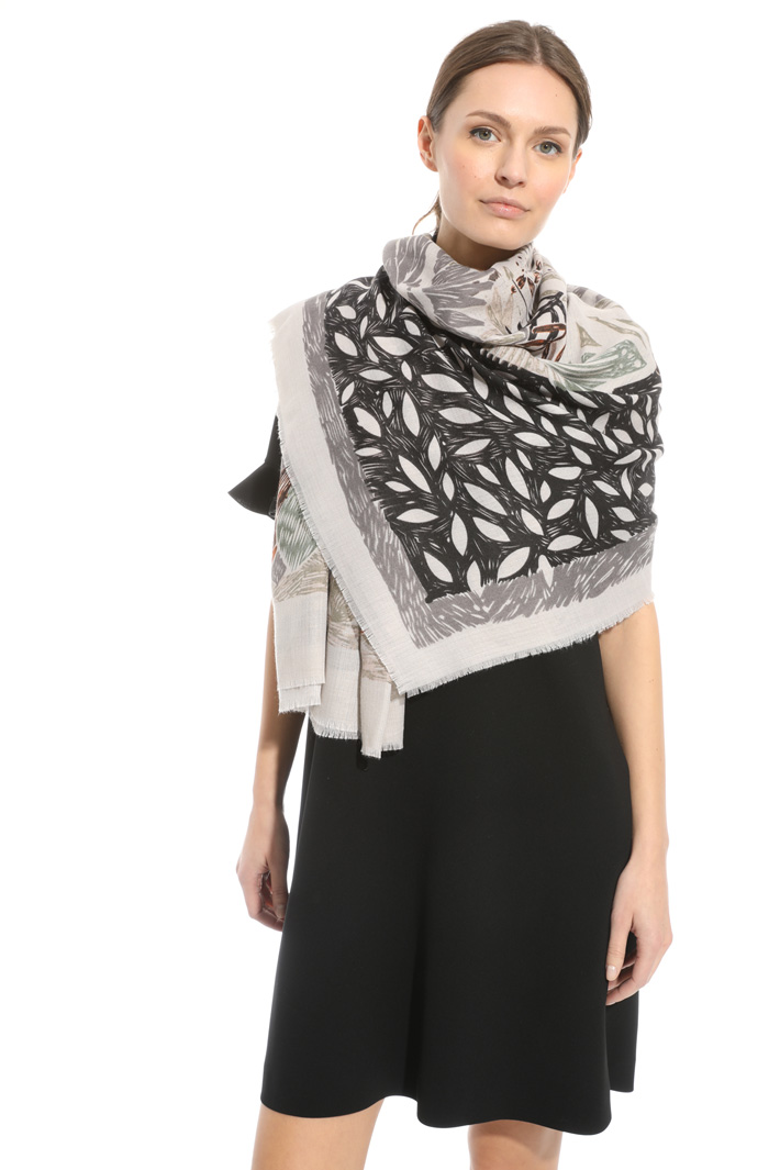 Soft printed scarf Intrend Soft printed scarf Intrend