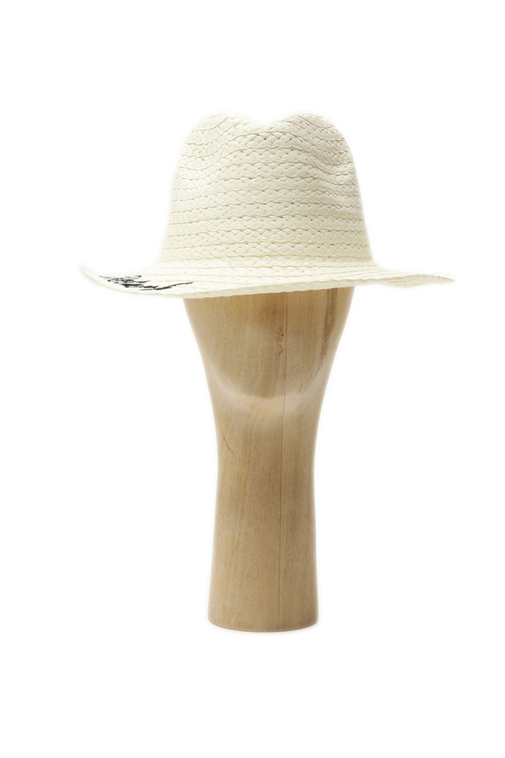 Embroidered fedora hat Intrend Embroidered fedora hat Intrend