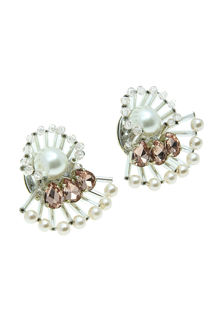 Fan-shaped earrings Diffusione Tessile Fan-shaped earrings Diffusione Tessile