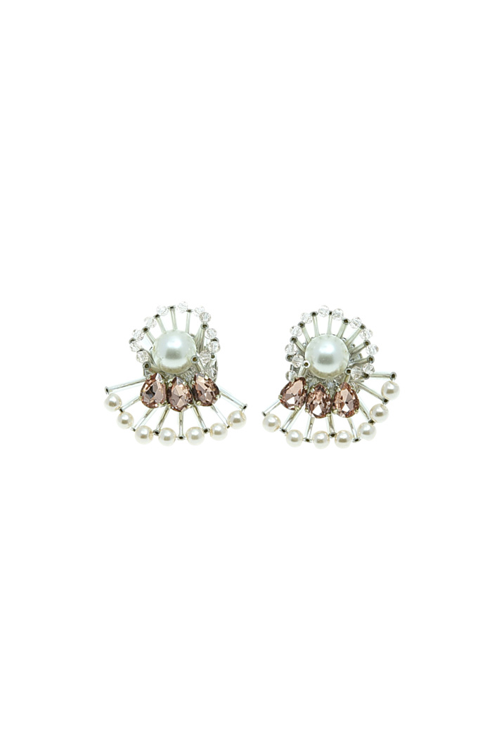 Fan-shaped earrings Diffusione Tessile Fan-shaped earrings Diffusione Tessile