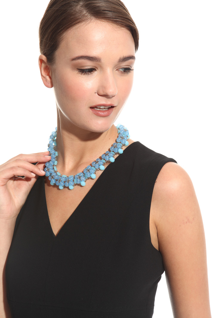 Necklace with glass stones Diffusione Tessile Necklace with glass stones Diffusione Tessile