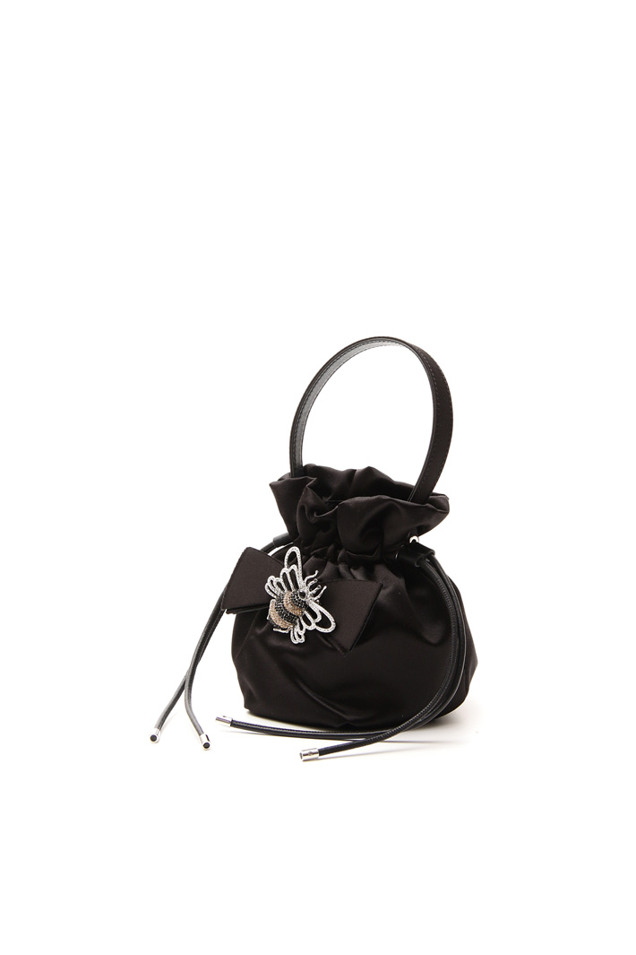 Sack-like bag in satin Diffusione Tessile Sack-like bag in satin Diffusione Tessile