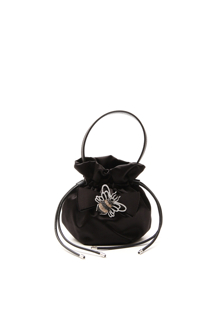 Sack-like bag in satin Diffusione Tessile Sack-like bag in satin Diffusione Tessile
