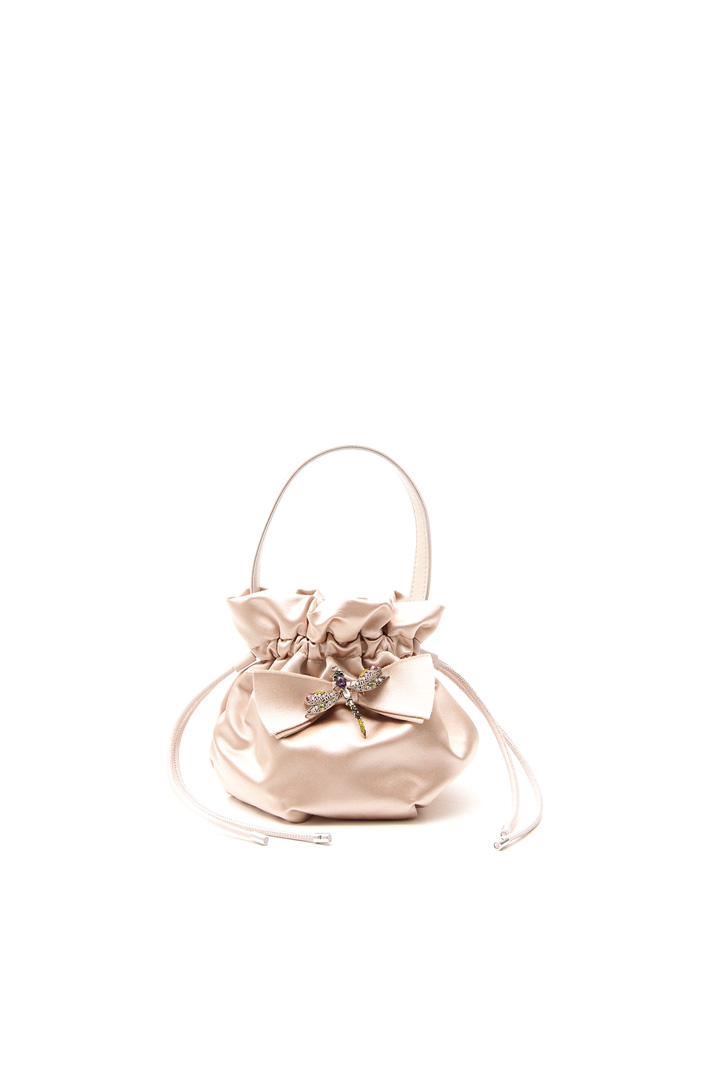 Sack-like bag in satin Diffusione Tessile Sack-like bag in satin Diffusione Tessile