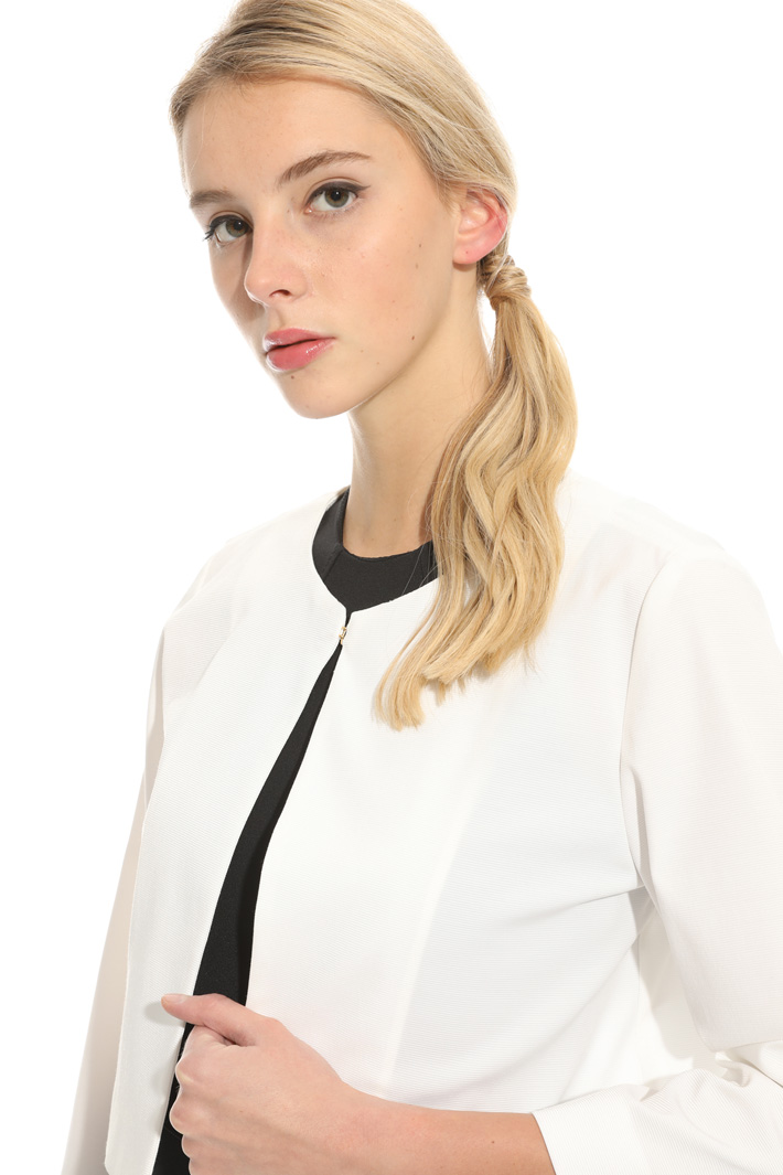 Stretch faille bolero jacket Intrend Stretch faille bolero jacket Intrend