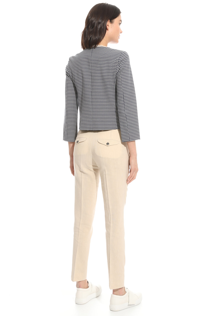 Fringed jacquard jacket Intrend Fringed jacquard jacket Intrend