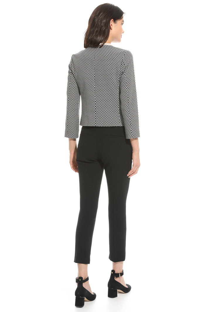 Giacca jacquard con frange Intrend Giacca jacquard con frange Intrend