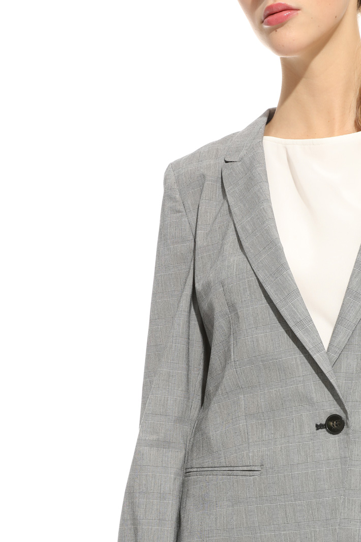 Blazer in cotone tinto filo Intrend Blazer in cotone tinto filo Intrend