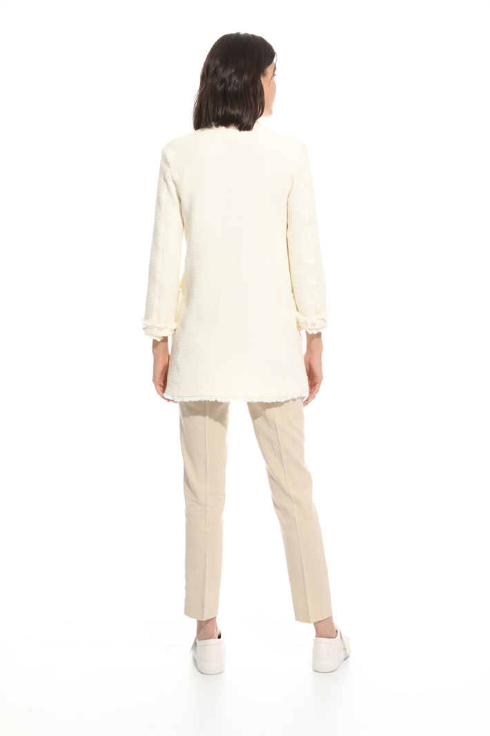 Interwoven fabric topcoat Intrend Interwoven fabric topcoat Intrend