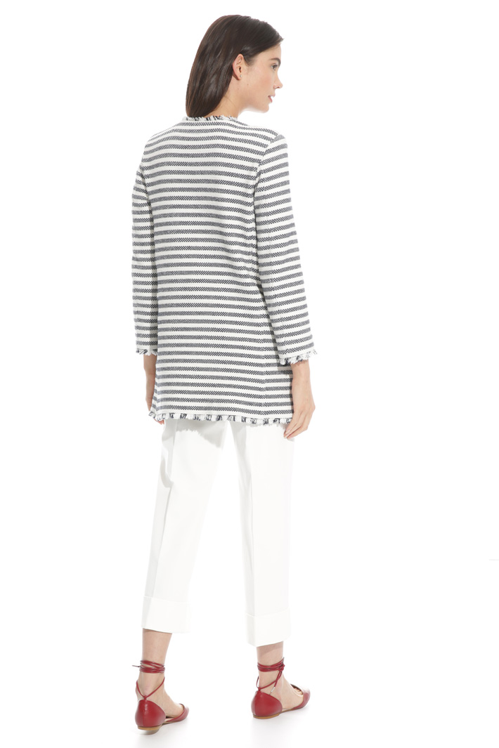 Interwoven fabric topcoat Intrend Interwoven fabric topcoat Intrend