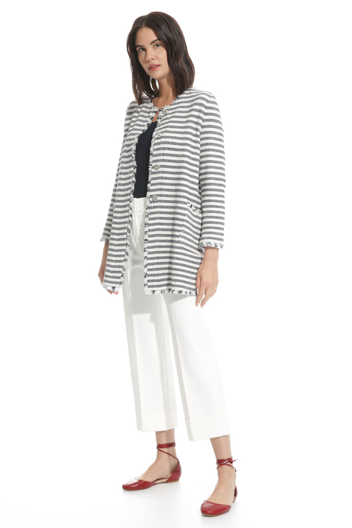Interwoven fabric topcoat Intrend Interwoven fabric topcoat Intrend