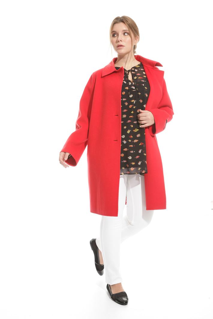 Double layer wool coat Diffusione Tessile Double layer wool coat Diffusione Tessile