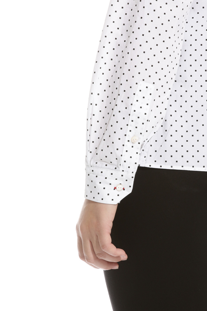 Camicia in popeline di cotone Intrend Camicia in popeline di cotone Intrend