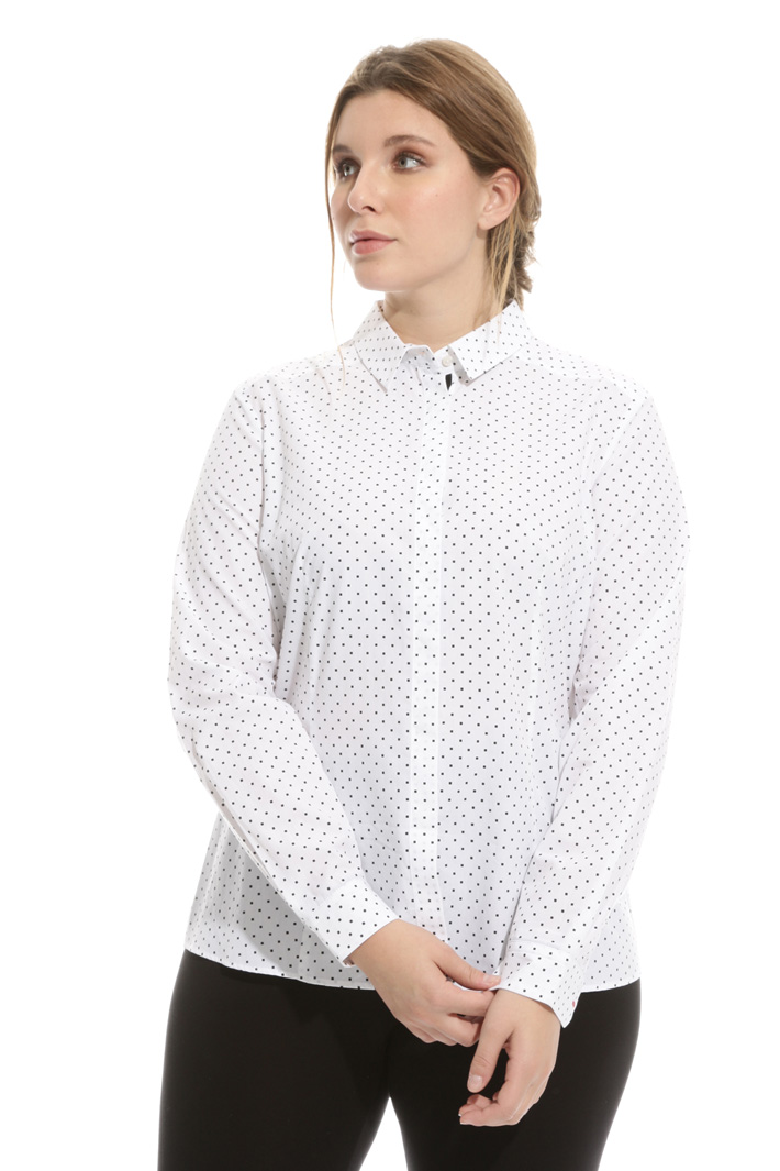 Camicia in popeline di cotone Intrend Camicia in popeline di cotone Intrend