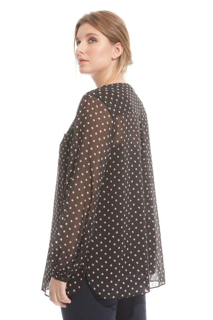 Blusa in georgette stampata Intrend Blusa in georgette stampata Intrend