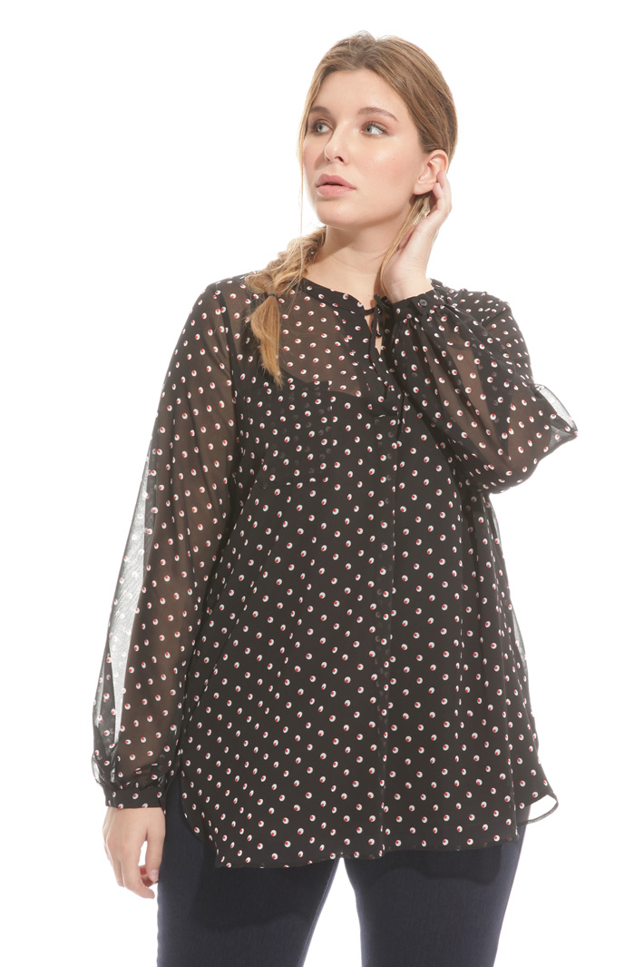 Blusa in georgette stampata Intrend Blusa in georgette stampata Intrend