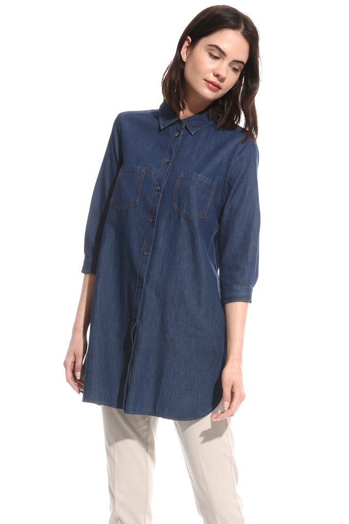 Camicia in denim leggero Intrend Camicia in denim leggero Intrend
