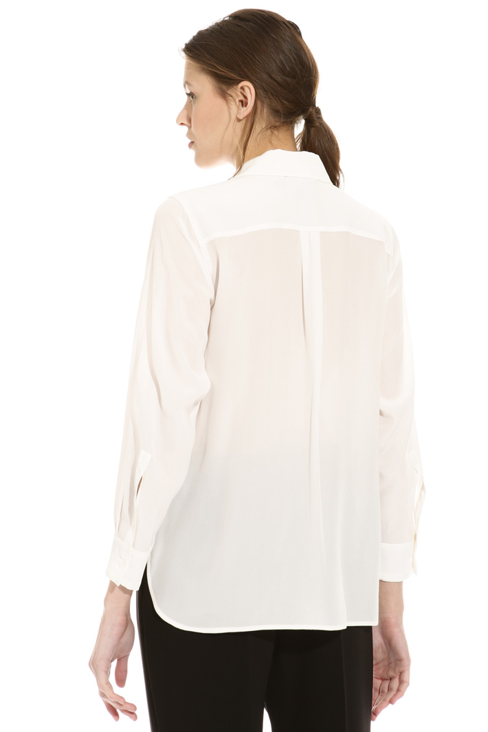 Frilled silk shirt Intrend Frilled silk shirt Intrend