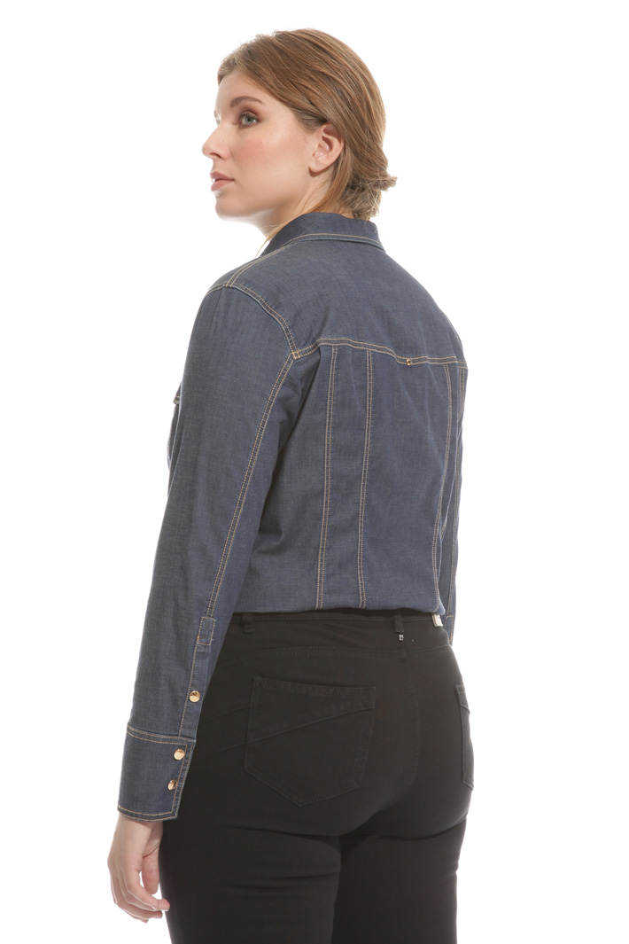 Camicia body in denim Intrend Camicia body in denim Intrend