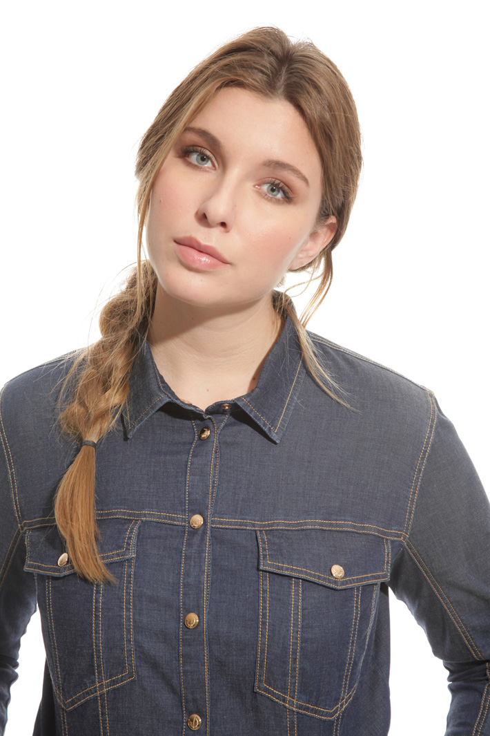 Camicia body in denim Intrend Camicia body in denim Intrend