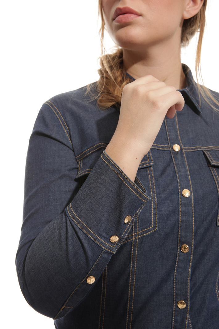 Camicia body in denim Intrend Camicia body in denim Intrend