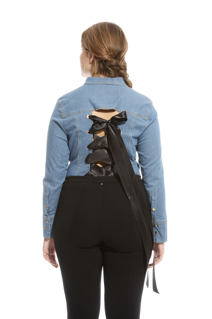 Camicia body in denim Intrend Camicia body in denim Intrend
