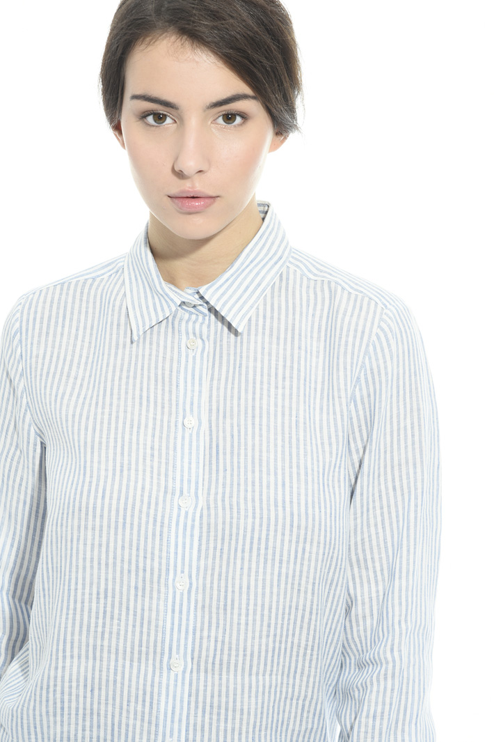 Yarn-dyed linen shirt Intrend Yarn-dyed linen shirt Intrend