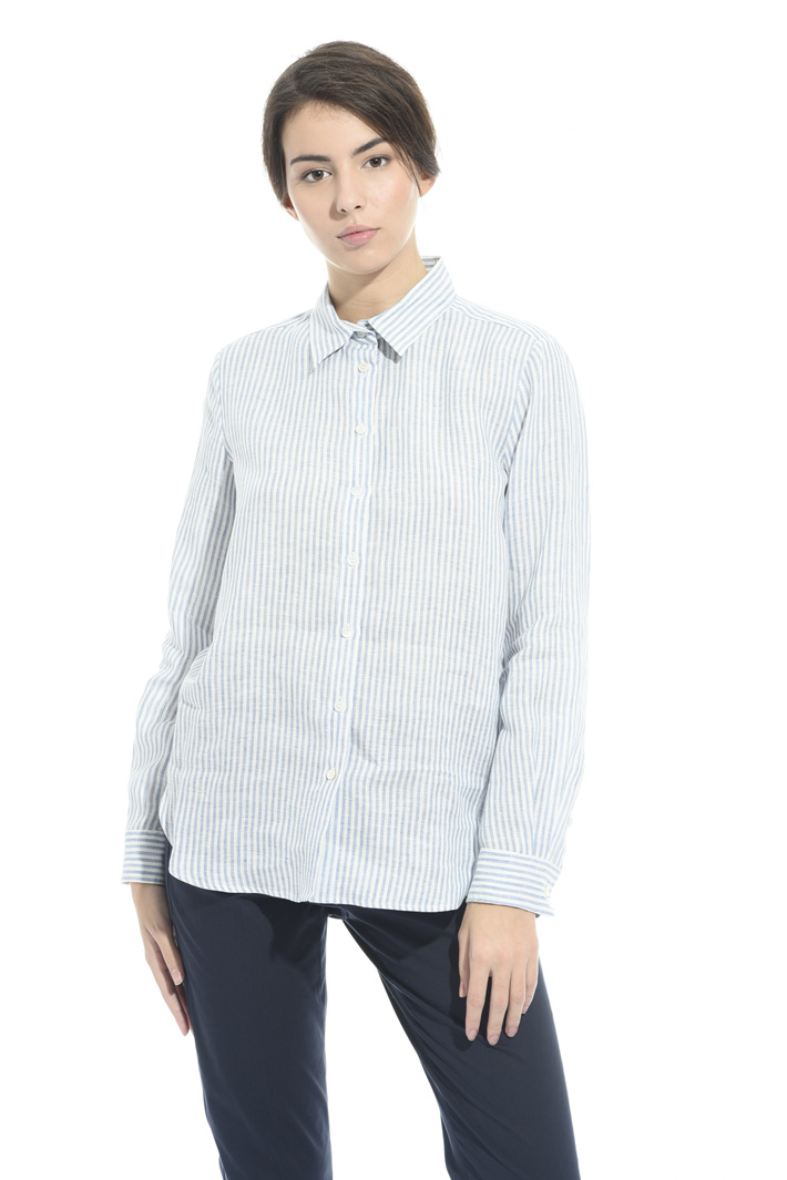 Yarn-dyed linen shirt Intrend Yarn-dyed linen shirt Intrend