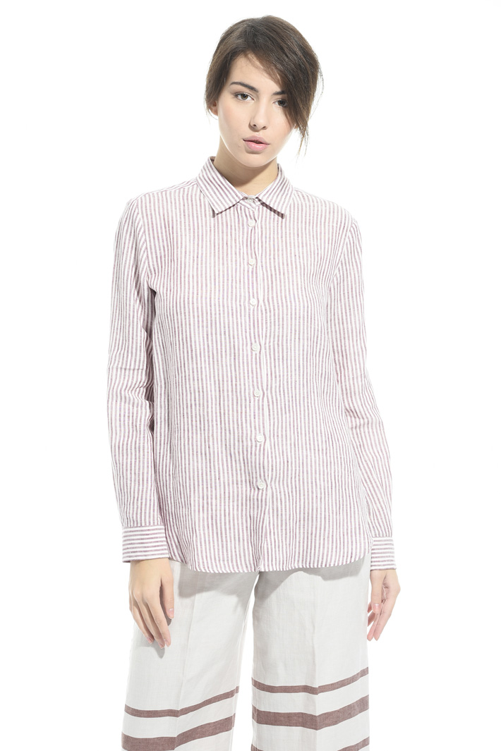 Yarn-dyed linen shirt Intrend Yarn-dyed linen shirt Intrend