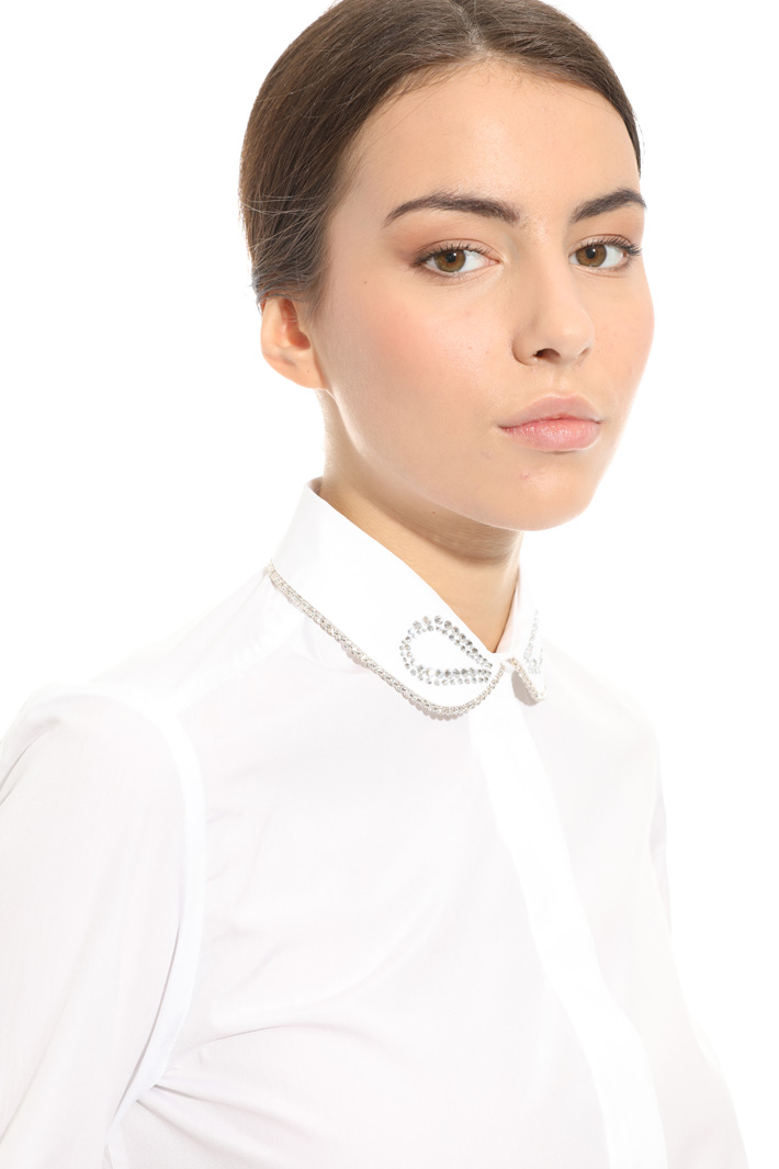Camicia con colletto ricamato Intrend Camicia con colletto ricamato Intrend
