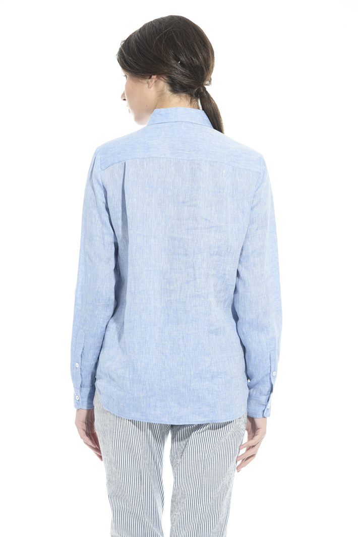 Camicia in lino con ricami Intrend Camicia in lino con ricami Intrend