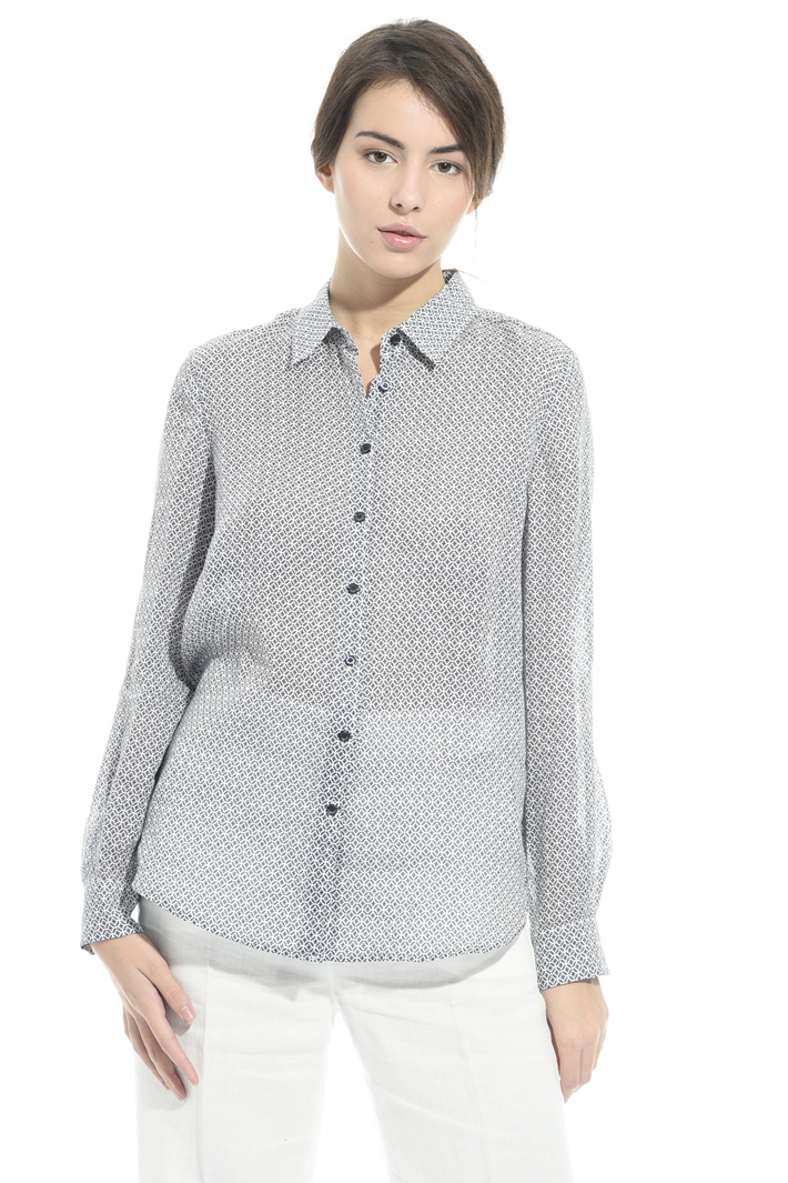 Camicia in ramie stampato Intrend Camicia in ramie stampato Intrend