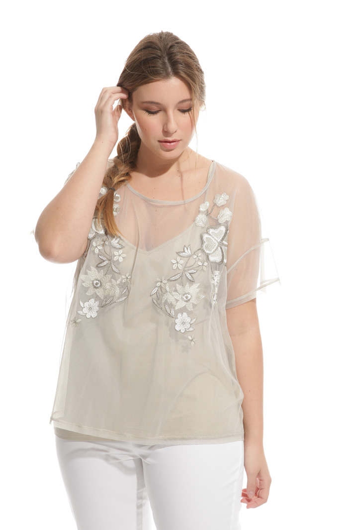 Casacca in tulle ricamato Intrend Casacca in tulle ricamato Intrend