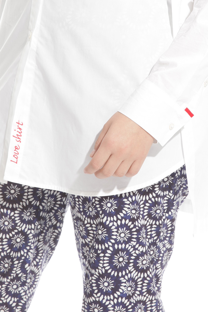Camicia lunga in popeline Intrend Camicia lunga in popeline Intrend