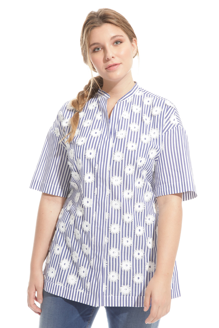 Camicia in cotone con ricamo Intrend Camicia in cotone con ricamo Intrend