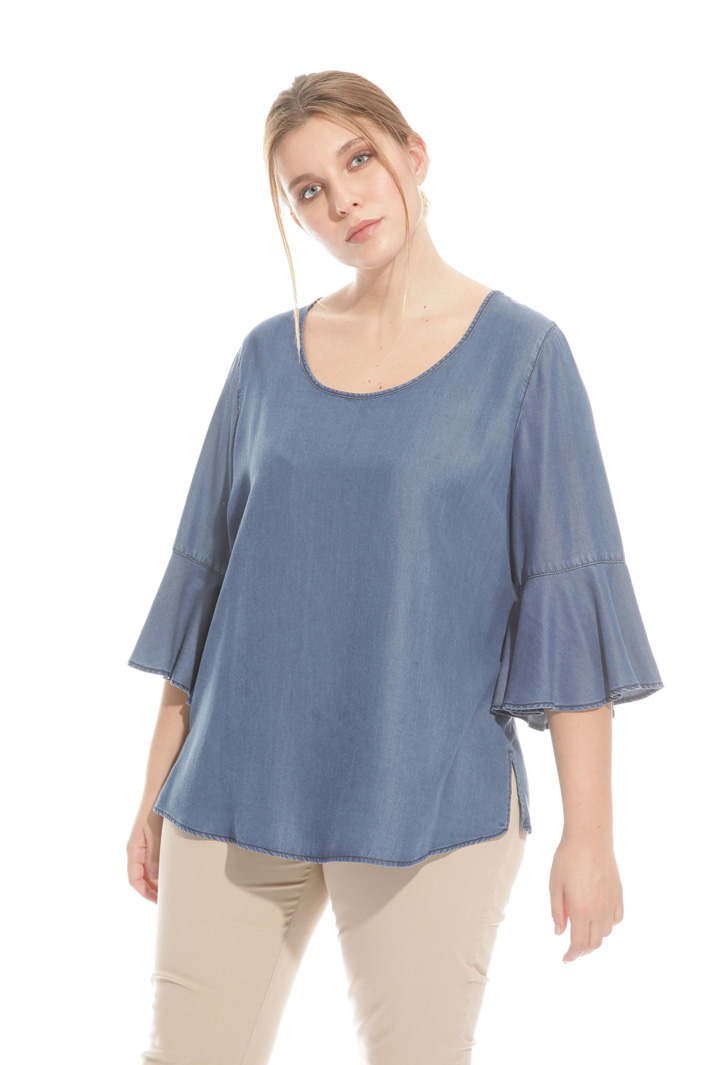 Blusa in tencel Intrend Blusa in tencel Intrend
