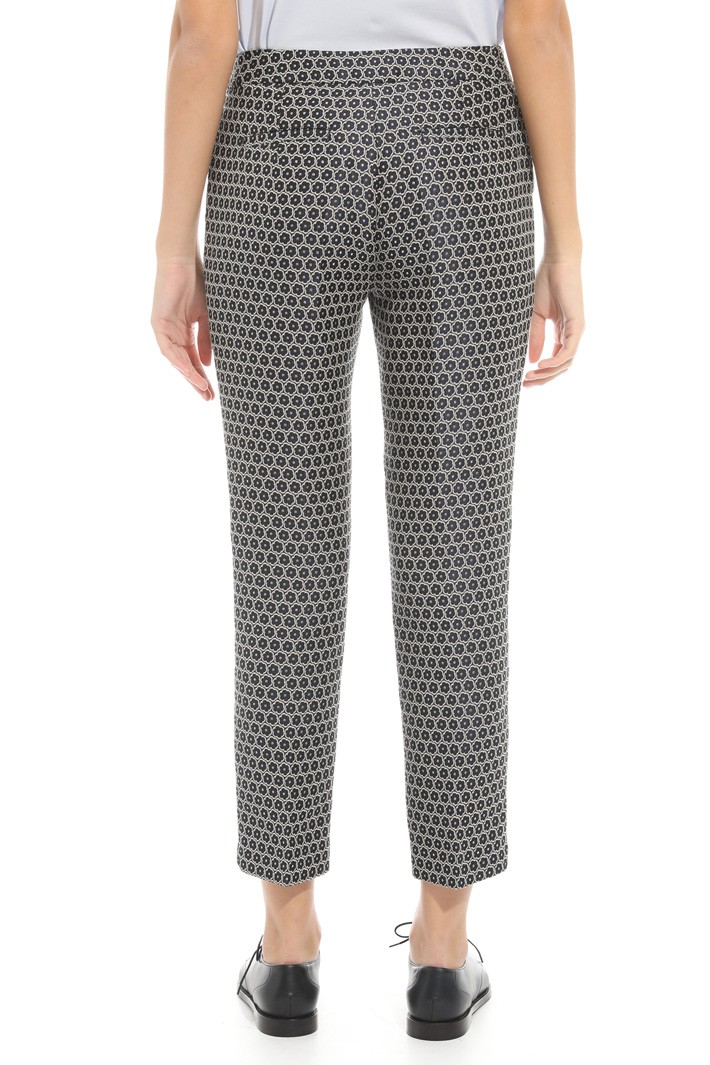 Pantalone in jacquard lamè Intrend Pantalone in jacquard lamè Intrend