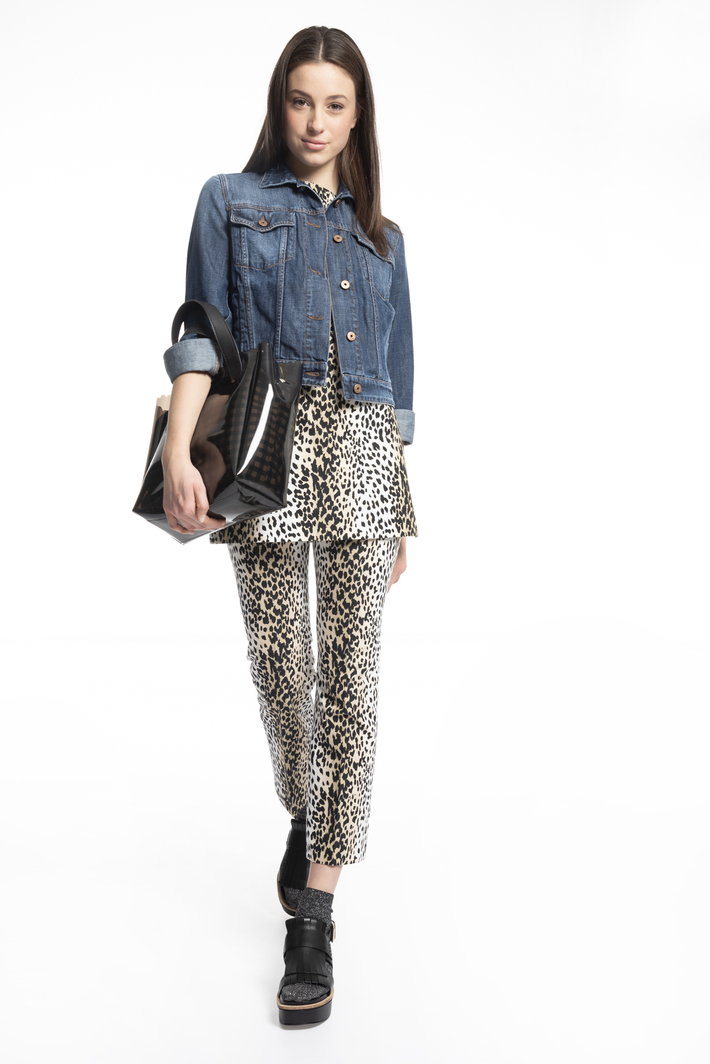 Pantalone in faille di cotone Intrend Pantalone in faille di cotone Intrend