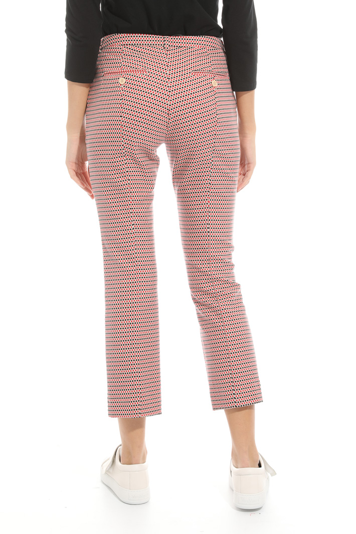 Pantalone con micro fantasia Intrend Pantalone con micro fantasia Intrend