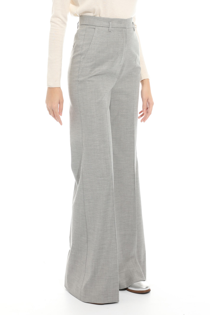 Pantalone palazzo misto lana Intrend Pantalone palazzo misto lana Intrend