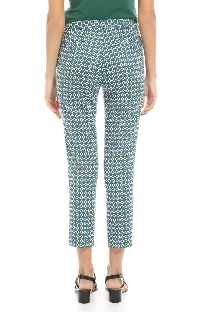 Printed cotton trousers Intrend Printed cotton trousers Intrend