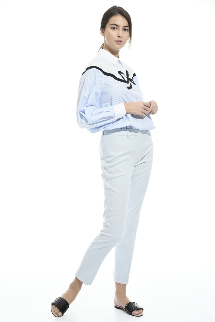 Pantalone sigaretta in cotone Intrend Pantalone sigaretta in cotone Intrend