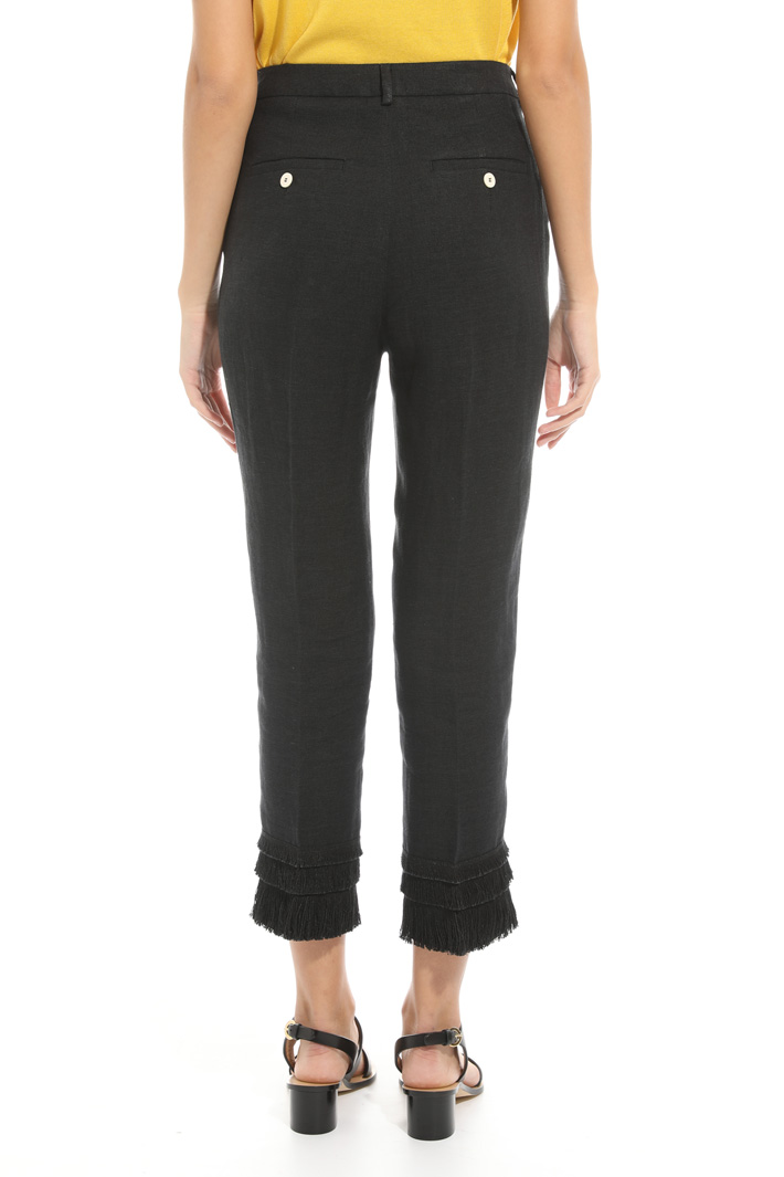 Pantalone con frange al fondo Intrend Pantalone con frange al fondo Intrend