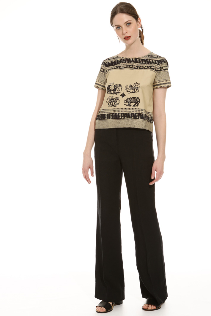 Pantalone in lino Intrend Pantalone in lino Intrend