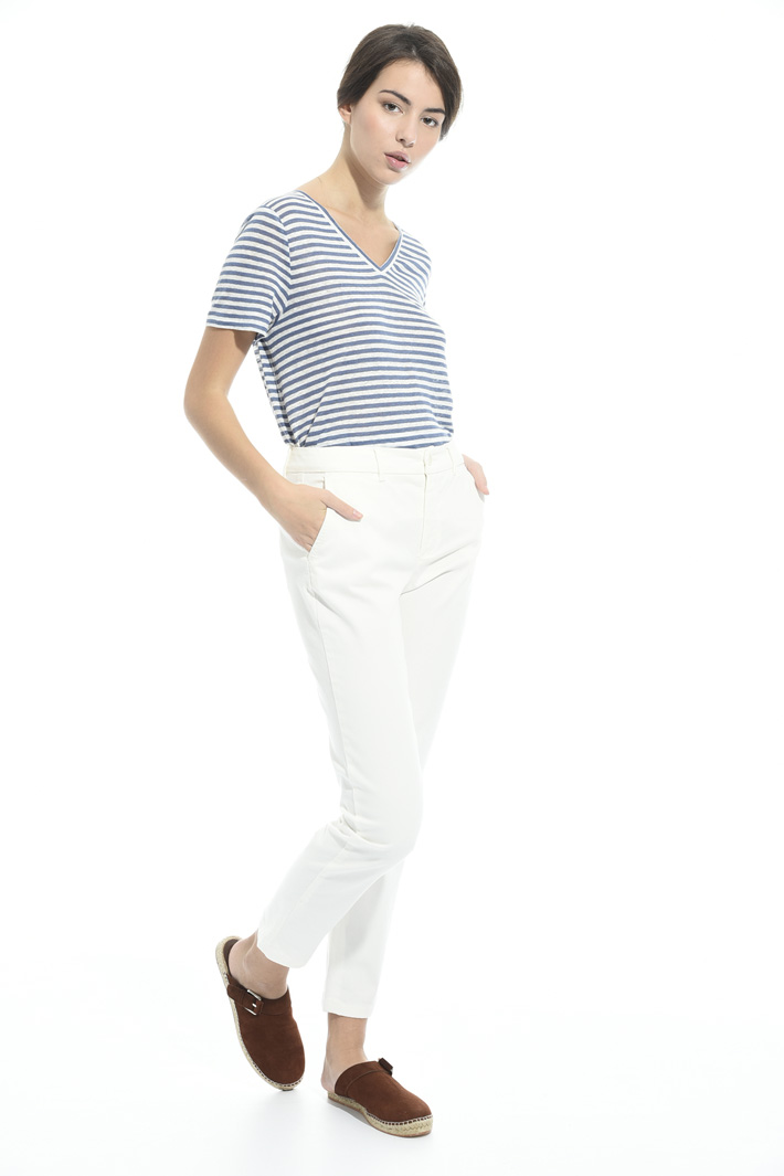Cotton cigarette trousers Intrend Cotton cigarette trousers Intrend