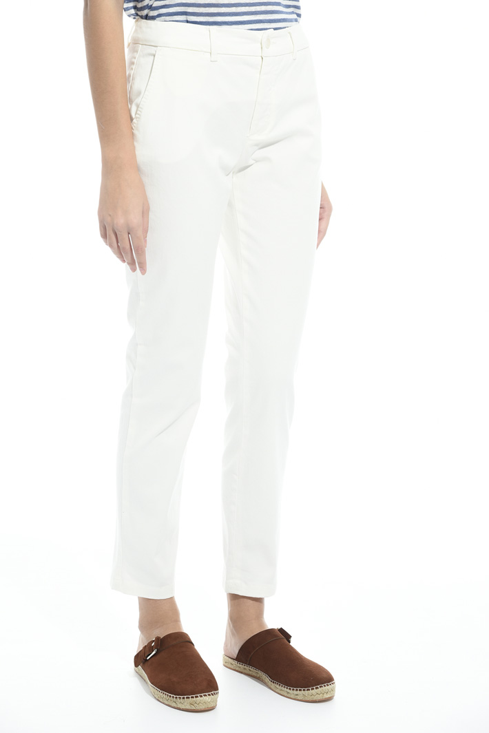 Cotton cigarette trousers Intrend Cotton cigarette trousers Intrend