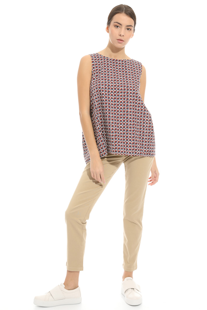 Pantalone sigaretta in cotone Intrend Pantalone sigaretta in cotone Intrend