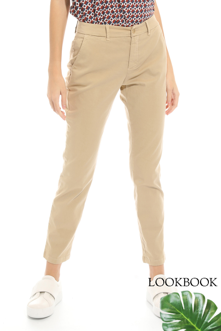 Pantalone sigaretta in cotone Intrend Pantalone sigaretta in cotone Intrend