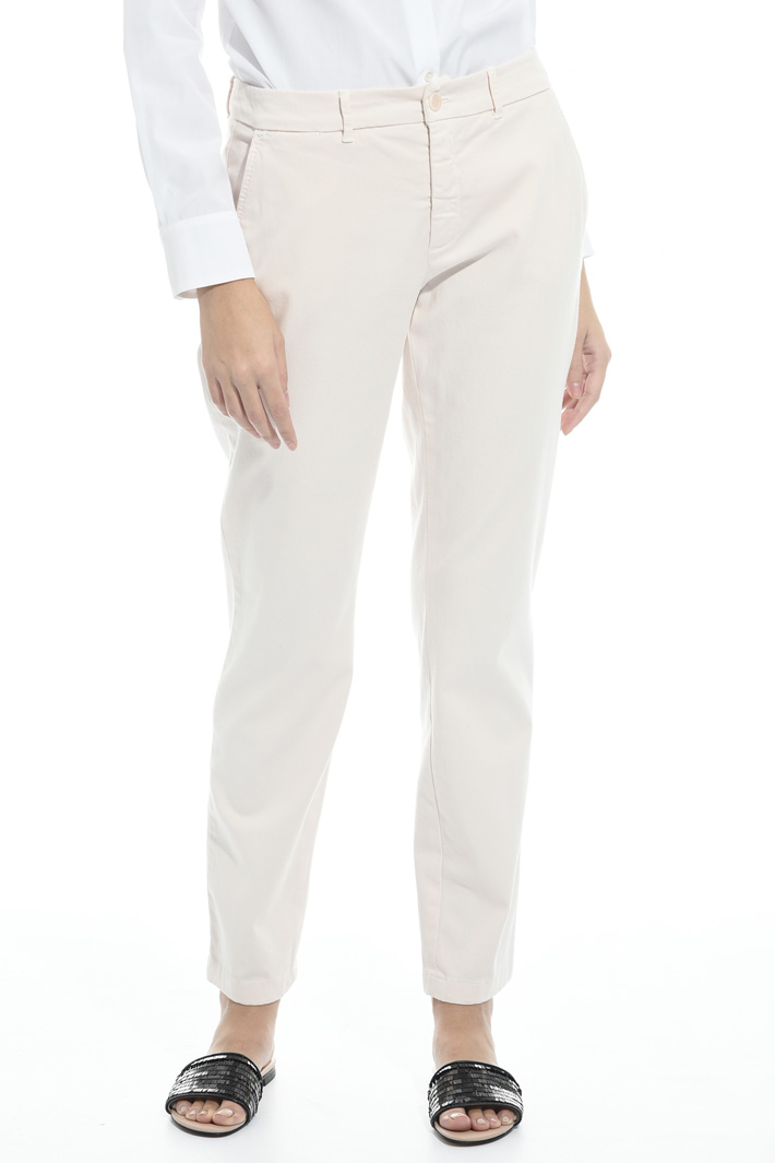 Pantalone sigaretta in cotone Intrend Pantalone sigaretta in cotone Intrend