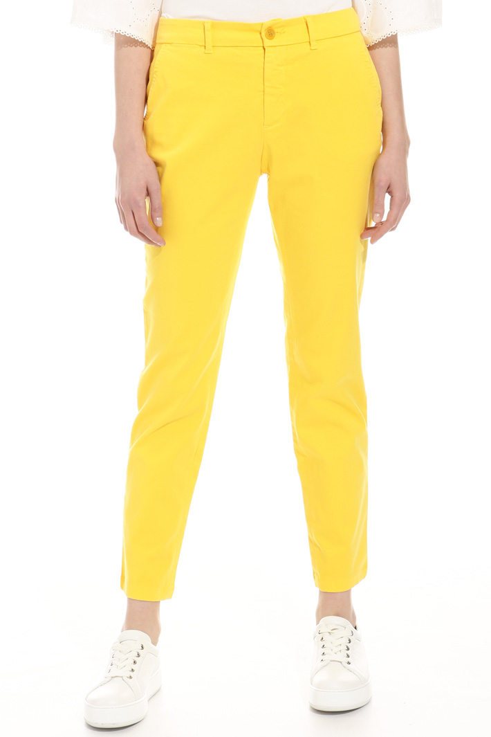 Cotton cigarette trousers Intrend Cotton cigarette trousers Intrend